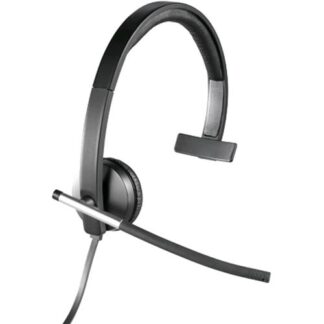 LOGITECH H650E MONO CUFFIA MONOAURALE CON MICROFONO CAVO 2.2MT CONNETTORE USB COLORE NERO