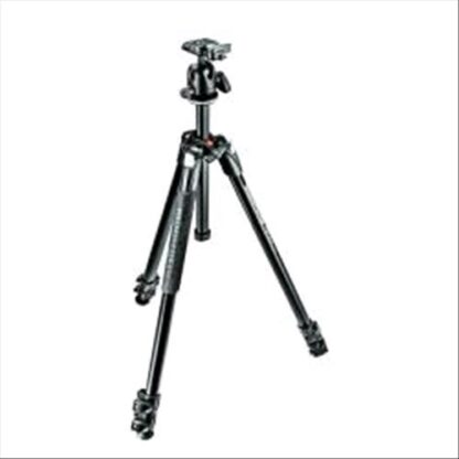 MANFROTTO 290 XTRA KIT TREPPIEDE + TESTA FOTOGRAFICA PORTATA 5KG AGGANCIO 3/8" COLORE NERO