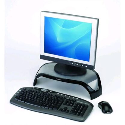 FELLOWES LEONARDI SMART SUITES SUPPORTO DA SCRIVANIA PER MONITOR PORTATA 10KG MAX 21" COLORE GRIGIO