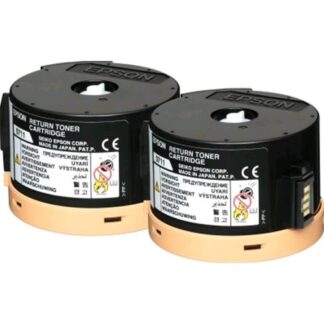EPSON C13S050711 PACK 2xTONER NERO PER AL-M200/DN/DW/AL-MX200/DNF/DW/DWF TOT 5.000 PAG