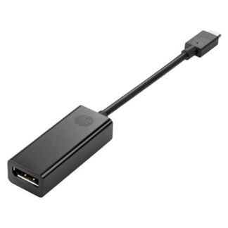 HP N9K78AA ADATTATORE USB TYPE-C MASCHIO/DISPLAY PORT FEMMINA COLORE NERO
