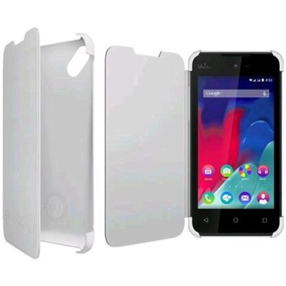 WIKO SUNSET 2 FOLIO FLIP COVER COLORE BIANCO