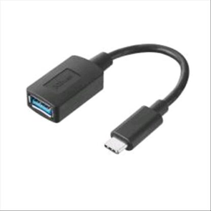 TRUST 20967 ADATTATORE USB 3.0 TIPO A FEMMINA/USB 3.1 TIPO C MASCHIO COLORE NERO