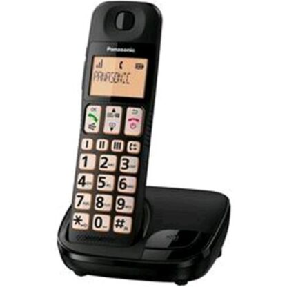 PANASONIC KX-TGE110JTB CORDLESS DECT PER ANZIANI ITALIA BLACK
