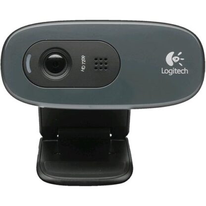 LOGITECH WEBCAM HD C270 USB 3MPX 1280X720 FLUID CRYSTAL MICROFONO INCORPORATO CLIP FISSAGGIO RILEVAMENTO AUTOMATICO VOLTO E MOVIMENTO