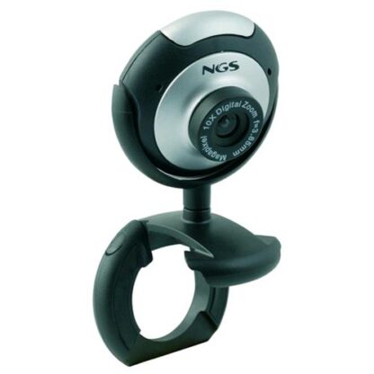NGS WEBCAM CON SENSORE CMOS 300KPX MICROFONO INCORPORATO ZOOM FACE TRACKING USB 2.0