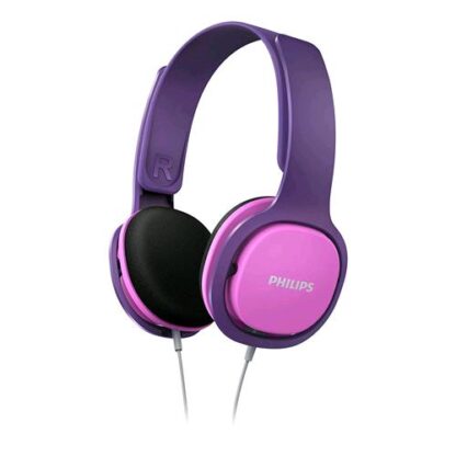 PHILIPS SHK2000 CUFFIE PER BAMBINI CON LIMITAZIONE DEL VOLUME CAVO 1.2MT JACK 3.5MM COLORE FUCSIA