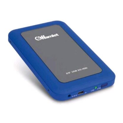 HAMLET BOX PER HDD 2.5" USB 3.0 COLORE BLU