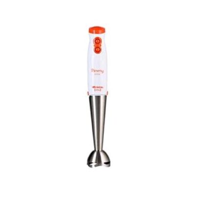 ARIETE PIMMY 200 FRULLATORE AD IMMERSIONE 200W 2 VELOCITA' PIEDE E LAMA IN ACCIAIO INOX GAMBA REMOVIBILE WHITE-ORANGE GARANZIA ITALIA