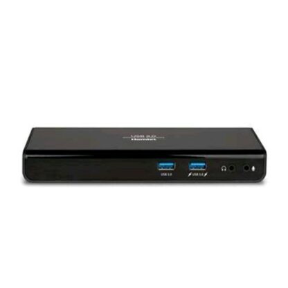 HAMLET HDOCKS300 DOCKING STATION USB 3.0 DVI HDMI 6xUSB LAN AUDIO 2.1 COLORE NERO