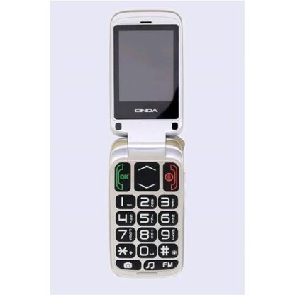 ONDA F12 FELICE+ DUAL SIM SENIOR PHONE CLAMSHELL 2.4" TASTI GRANDI VIVAVOCE TASTO SOS RADIO FM ITALIA WHITE