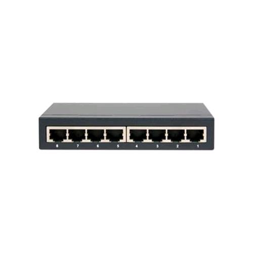 HAMLET HN08S SWITCH 8 PORTE 10/100 MBIT AUTOSENSING CASE IN METALLO