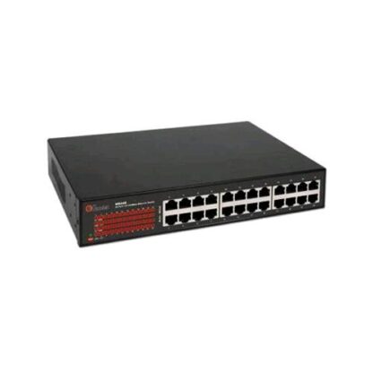 HAMLET HN24S SWITCH 24 PORTE LAN RJ-45 10/100 Mbps COLORE NERO