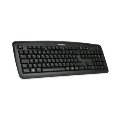 HAMLET XKKITA2-U4W-BK TASTIERA USB LAYOUT INGLESE COLORE NERO