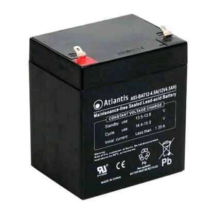 ATLANTIS LAND A03-BAT12-4.5A BATTERIA SOSTITUTIVA UPS 12VOLT 4.5AH GARANZIA ITALIA (A03-BAT12-4.5A)