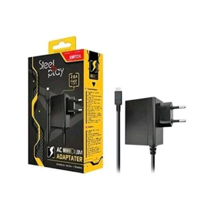 STEELPLAY AC ALIMENTATORE PER NINTENDO SWITCH NERO