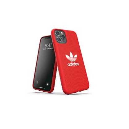 ADIDAS ADICOLOR APPLE iPHONE 11 PRO CUSTODIA IN TPU E POLIURETANO ROSSO CON LOGO BIANCO