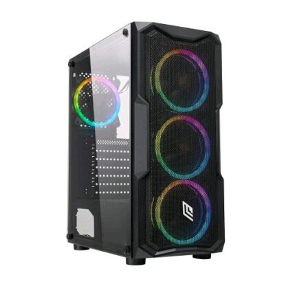 NOUA SMASH S1 RGB CASE MID-TOWER VETRO TEMPERATO BLACK