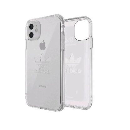 ADIDAS PROTECTIVE APPLE iPHONE 11 PRO CUSTODIA IN TPU E POLIURETANO TRASPARENTE CON LOGO STAMPATO