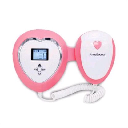 ANGEL SOUND JUMPER FETAL DOPPLER ECODOPPLER FETALE BIANCO ROSA