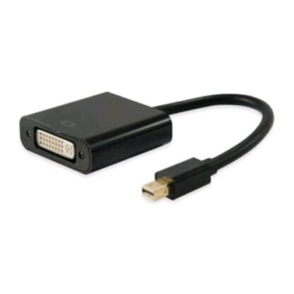 EQUIP 133433 ADATTATORE MINI DISPLAYPORT/DVI-D M/F COLORE NERO