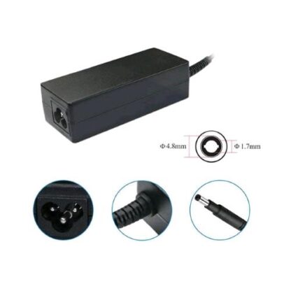 ALIMENTATORE OEM COMPATIBILE CON NOTEBOOK HP 65W 19.5V/3.33A TIP INT 1.7MM EXT 4.8MM BLACK