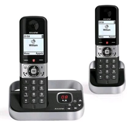 ALCATEL F890 VOICE DUO TELEFONO CORDLESS DECT CON SEGRETERIA TELEFONICA + AGGIUNTIVO