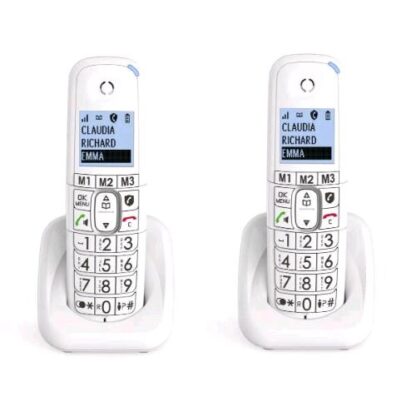 ALCATEL XL785 DUO TELEFONO ANALOGICO/DECT CORDLESS CON VIVAVOCE FUNZIONE SMART 30 MINUTI DI SEGRETERIA TELEFONICA FUNZIONE VIP 3 TASTI MEMORIA DIRETTA BIANCO