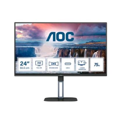 AOC 24V5CE/BK 23.8" LED IPS FULL HD 16:9 75 Hz 4 MS FREESYNC HDMI USB ALTOPARLANTI INCORPORATI NERO