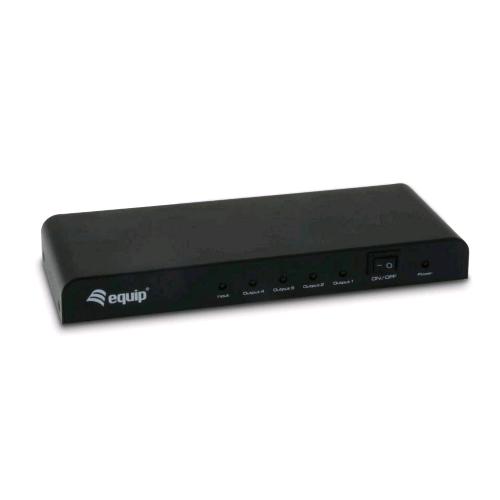 EQUIP 332714 RIPARTITORE VIDEO HDMI 4X HDMI FULL HDSUPPORTA 3D E VIDEO FINO A 4K/30Hz NERO