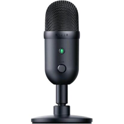 RAZER SEIREN V2 X - MICROFONO USB PER STREAMER MICROFONO A CONDENSATORE DA 25mm MODELLO POLARE SUPERCARDIOIDE LIMITATORE DI GUADAGNO ANALOGICO MONITORAGGIO MICROFONO COLORE NERO